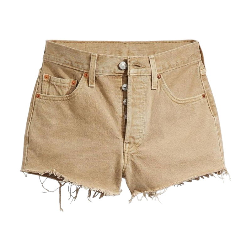 Pantaloncini Donna Levi's - 501 Original Short - Beige