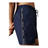 Pantaloncini e calzoncini Uomo Calvin Klein - Medium Drawstring Logo Tape - Blu
