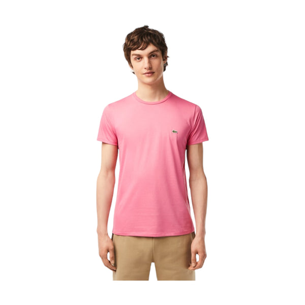 T-shirt Uomo Lacoste - T-Shirt 100% Pima Cotton - Rosa