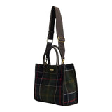 Borse a mano Donna Barbour - Barrhill Tartan Tote Bag - Verde