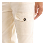 Pantaloni Donna H2O Italia - Pantalone Con Tasconi - Panna