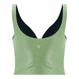 Canotte e top Donna MACRON CLUB HOUSE - Mch Fcf Wmn Beba Yoga Top Olive - Oliva