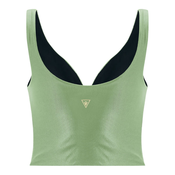 Canotte e top Donna MACRON CLUB HOUSE - Mch Fcf Wmn Beba Yoga Top Olive - Oliva