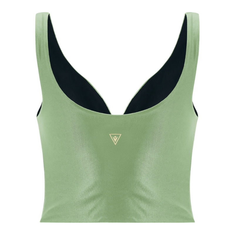 Canotte e top Donna MACRON CLUB HOUSE - Mch Fcf Wmn Beba Yoga Top Olive - Oliva