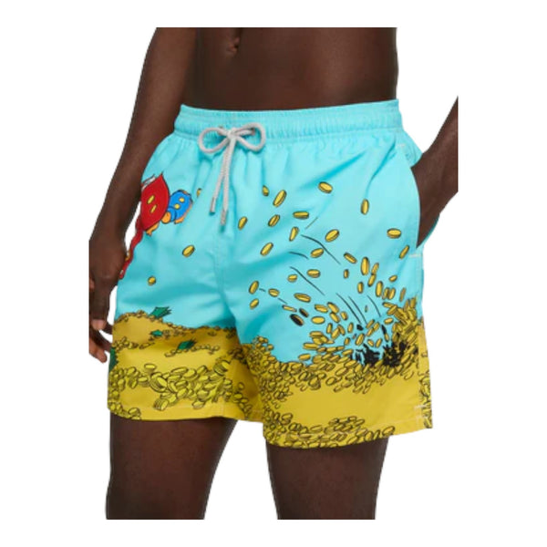 Pantaloncini e calzoncini Uomo Mc2 Saint Barth - Gustavia Placed Print Classic Swim Short - Menta