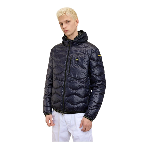Giubbini Uomo Blauer - Daniel Giubbini Corti Imbottito Piuma - Blu