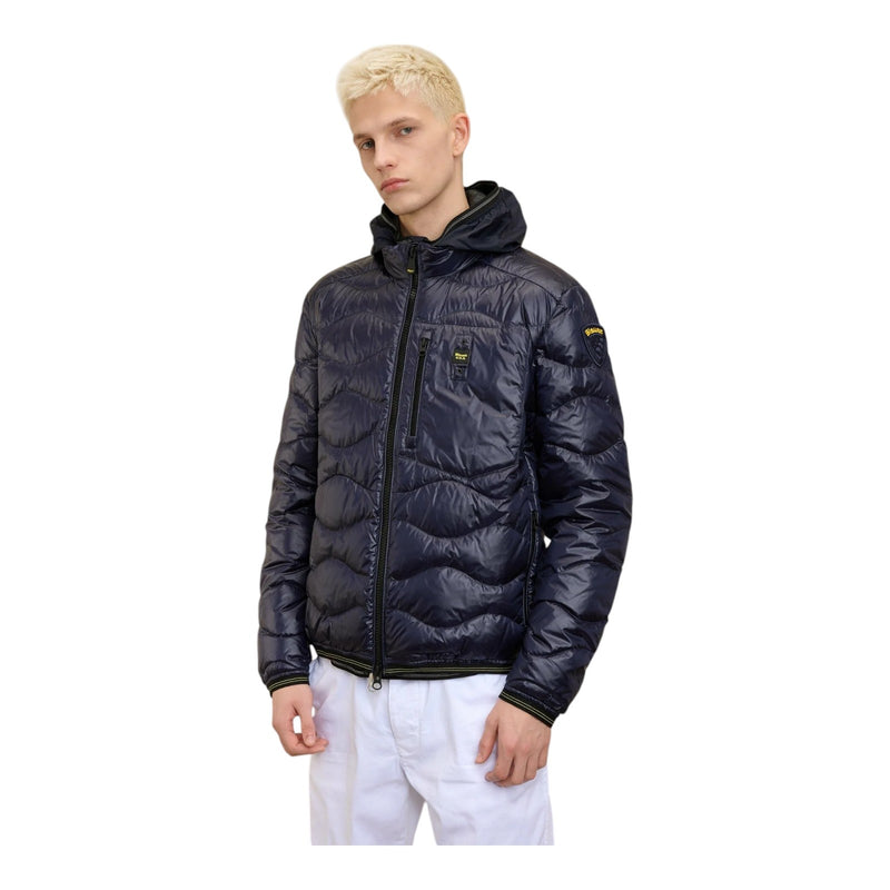 Giubbini Uomo Blauer - Daniel Giubbini Corti Imbottito Piuma - Blu