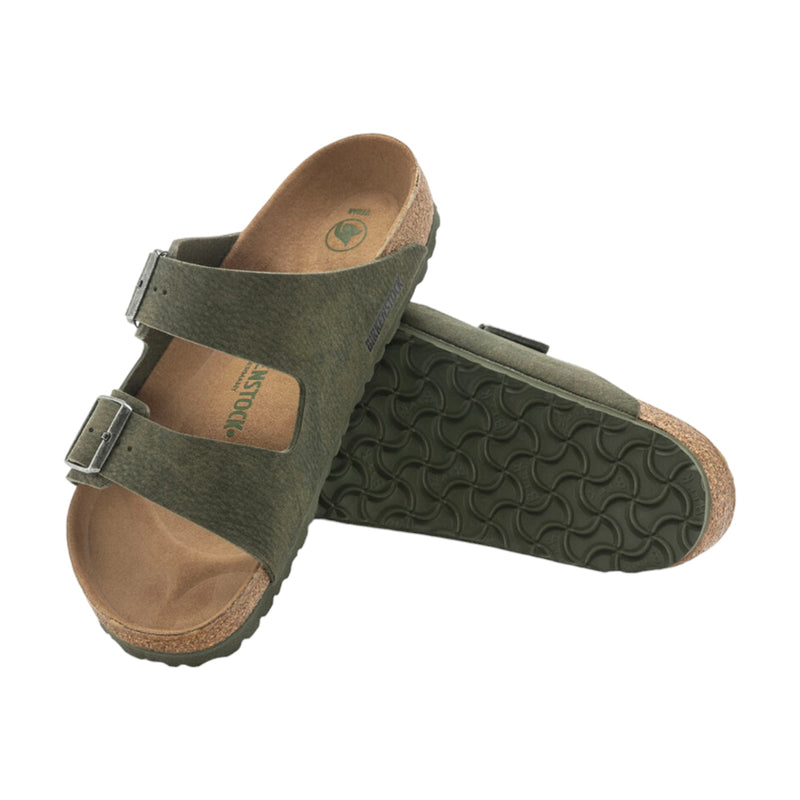 Sandali Uomo Birkenstock - Arizona desert dust thyme veg, Synthetics Calz.S - Verde