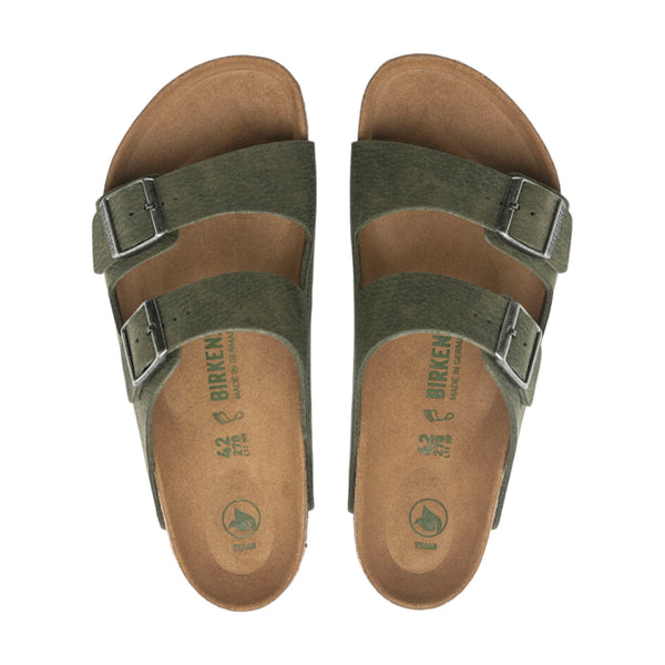 Sandali Uomo Birkenstock - Arizona desert dust thyme veg, Synthetics Calz.S - Verde