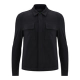 Camicie casual Uomo MACRON CLUB HOUSE - Mch Fcf Teseo Tech Overshirt Bl - Nero