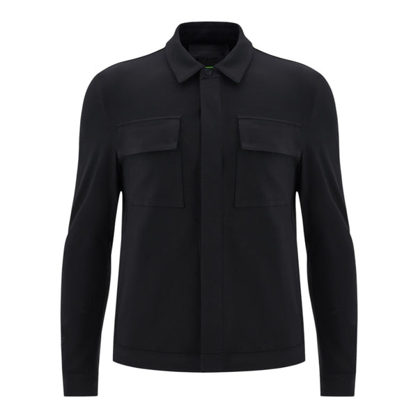 Camicie casual Uomo MACRON CLUB HOUSE - Mch Fcf Teseo Tech Overshirt Bl - Nero