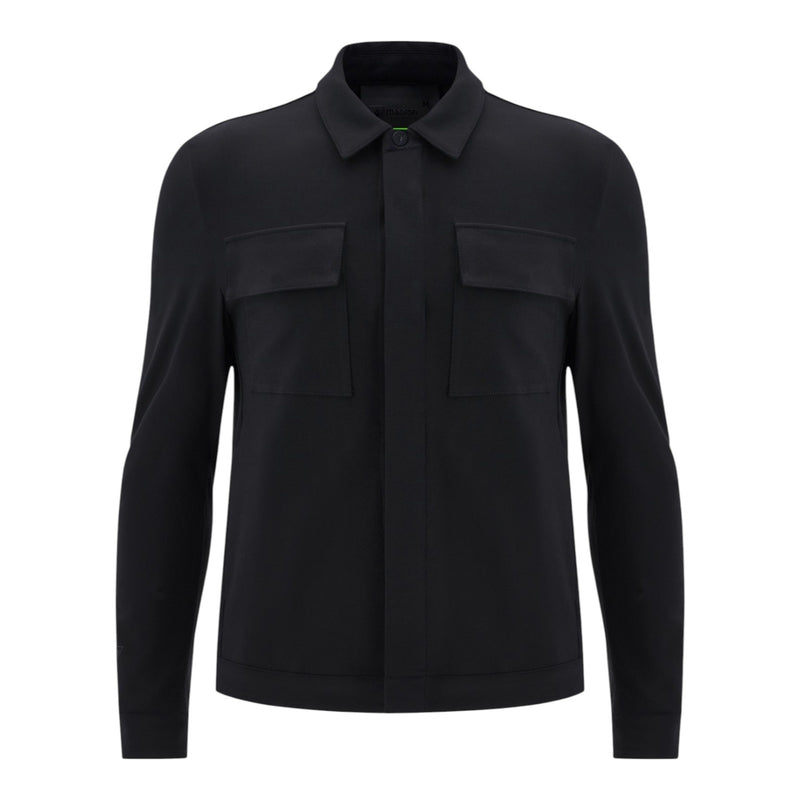 Camicie casual Uomo MACRON CLUB HOUSE - Mch Fcf Teseo Tech Overshirt Bl - Nero