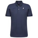 Polo Uomo K-Way - Polo Manica Corta Vinnie - Blu