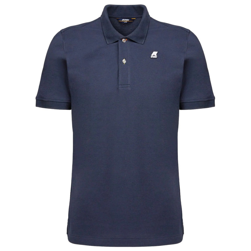 Polo Uomo K-Way - Polo Manica Corta Vinnie - Blu