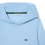 Felpe con cappuccio Bambino Lacoste - Lcb Core Fleece Pullover Hoodie - Celeste