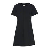 Vestiti casual Donna Calvin Klein - A- Punto Milano T Shirt Dress - Nero