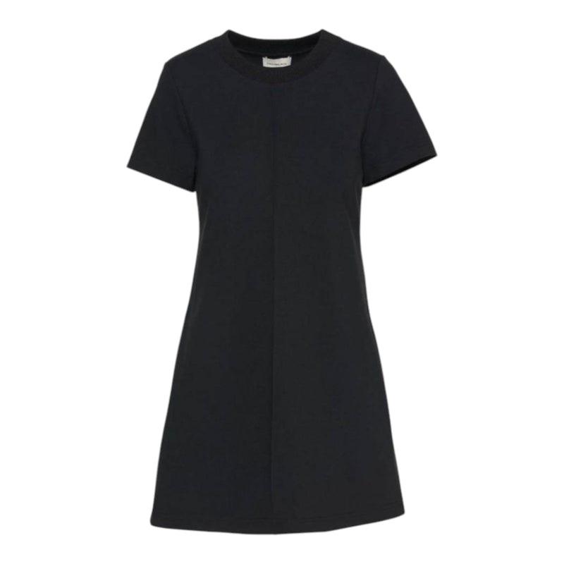 Vestiti casual Donna Calvin Klein - A- Punto Milano T Shirt Dress - Nero