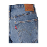 Pantaloncini Donna Levi's - 501 Rolled Short Orindas Troy Scraped - Blu