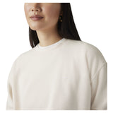 Felpe senza cappuccio Donna Levi's - Everyday Sweatshirt Sugar Swizzle Brushe - Panna