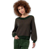 Maglioni Donna Surkana - Maglione jacquard barchetta - Verde