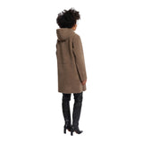 Cappotti Donna RINO & PELLE - Reversible hooded coat - Beige