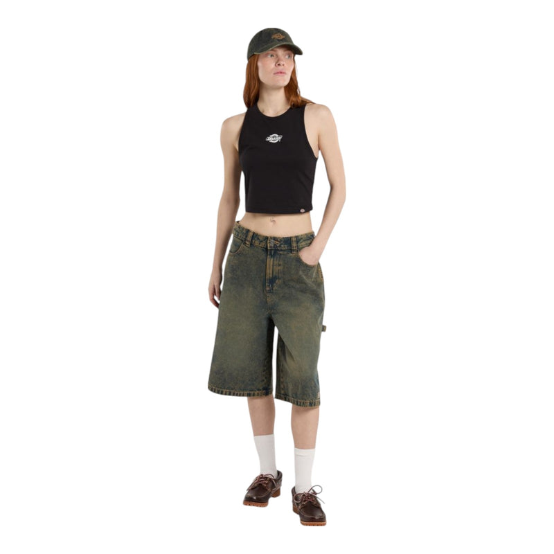 Bermuda Donna Dickies - Carpenter Denim Jort W Whitecap Gray - Beige