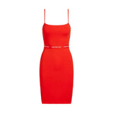 Vestiti casual Donna Calvin Klein - Logo Elastic Strappy Dress - Rosso