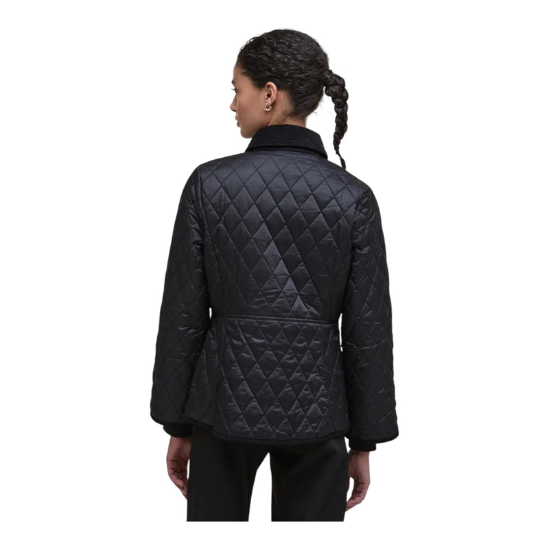 Giubbini Donna Barbour - Fitted Beadnell Quilt - Nero