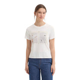 T-shirt Donna nice things - "Summer Reading" Cotton T-Shirt - Bianco