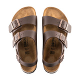 Sandali Unisex Birkenstock - Milano dark brown, Birko Flor Calz.S - Marrone