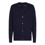 Cardigan Uomo Tommy Hilfiger - Pima Org Ctn Cashmere Cardigan - Blu