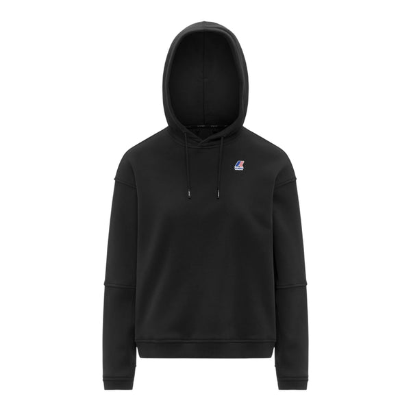 Felpe con cappuccio Donna K-Way - Ninette Brushed Pc - Nero