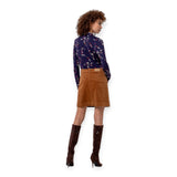 Gonne casual Donna Surkana - Minigonna tasche a toppa - Cammello