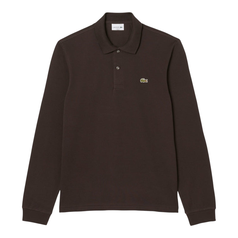 Polo Uomo Lacoste - Polo Manica Lunga - Marrone