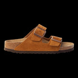 Sandali Unisex Birkenstock - Arizona Suede Leather - Miele