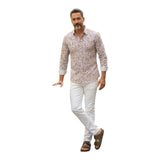 Camicie casual Uomo GMF965 - Camicia Cotone Fantasia M/L - Multicolore