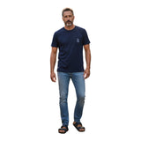 T-shirt Uomo In The Box - T-Shirt Snoopy Yacht Club - Blu