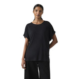 T-shirt Donna Levi's - Lori Linen Dolman Tee - Blu