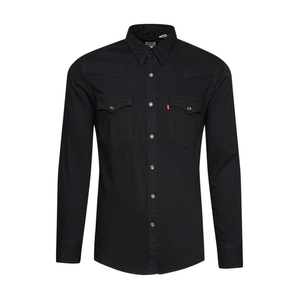 Camicie casual Uomo Levi's - Camicia M/L Barstow Western - Nero