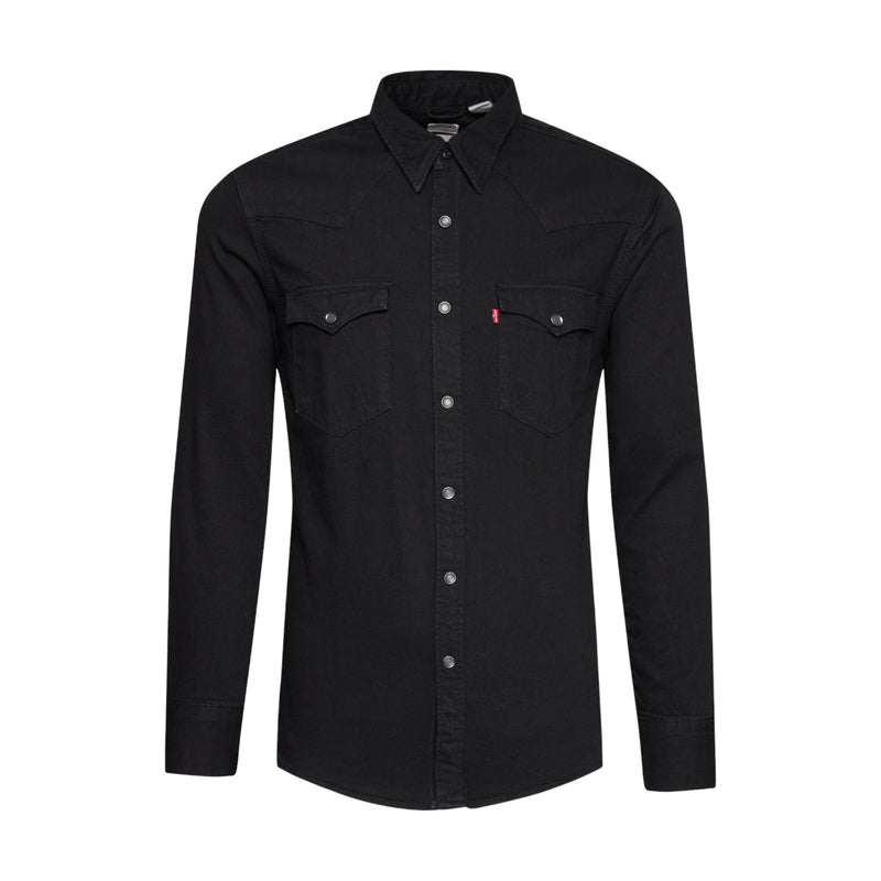 Camicie casual Uomo Levi's - Camicia M/L Barstow Western - Nero