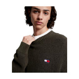 Maglioni Uomo Tommy Hilfiger - Tjm Reg Tonal Xs Badge Sweater - Verde