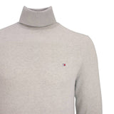 Maglie Uomo Tommy Hilfiger - Pima Ctn Cash Herringbone Roll - Grigio