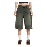 Bermuda Donna Dickies - Carpenter Denim Jort W Whitecap Gray - Beige