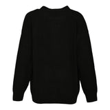 Cardigan Donna Mc2 Saint Barth - Sasi Long Jacquard Cardigan - Nero