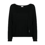 Maglie Donna Liu Jo - Ecs Maglia M/L Boatneck Color - Nero