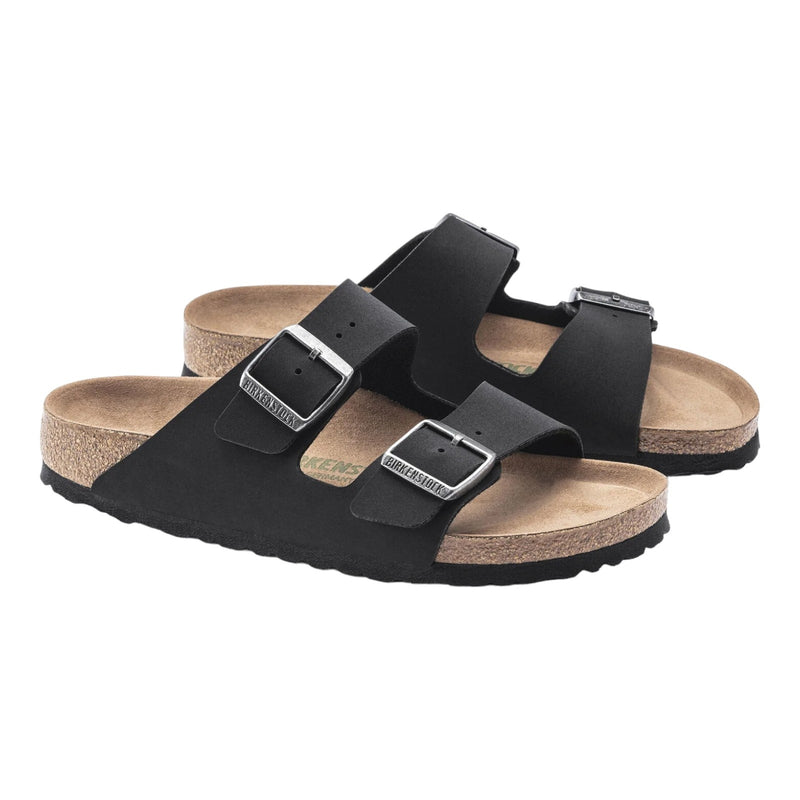 Sandali Uomo Birkenstock - Arizona earthy black veg Birkibuc - Nero