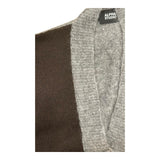 Cardigan Donna Alpha Studio - Cardigan M/L Mix Bi-Material - Marrone