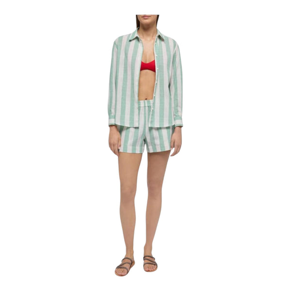 Camicie Donna Mc2 Saint Barth - Meredith Long Sleeve Shirt - Multicolore