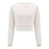 Felpe senza cappuccio Donna MACRON CLUB HOUSE - Mch Fcf Wmn Annie Sweater - Avorio