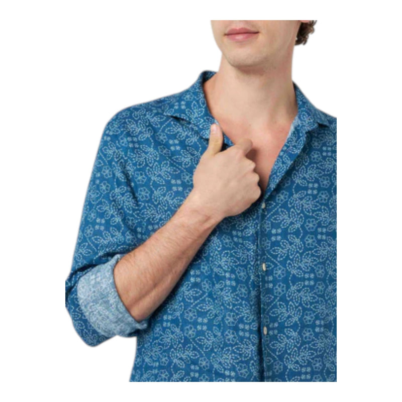 Camicie casual Uomo Mc2 Saint Barth - Pamplona	Classic Shirt - Indaco